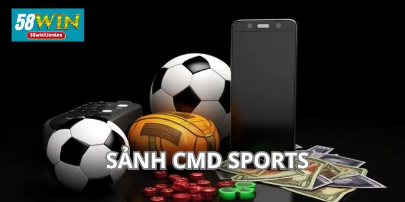 Sảnh CMD Sports chuyên nghiệp.